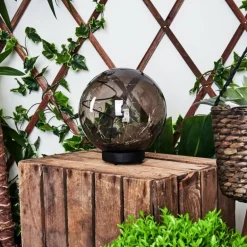 Lampe solaires Pollenca LED Noir, 30 lumières