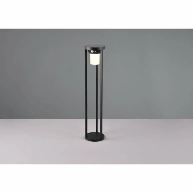 Lampe solaires Trio Carmo LED Noir, 1 lumière, Détecteur de mouvement