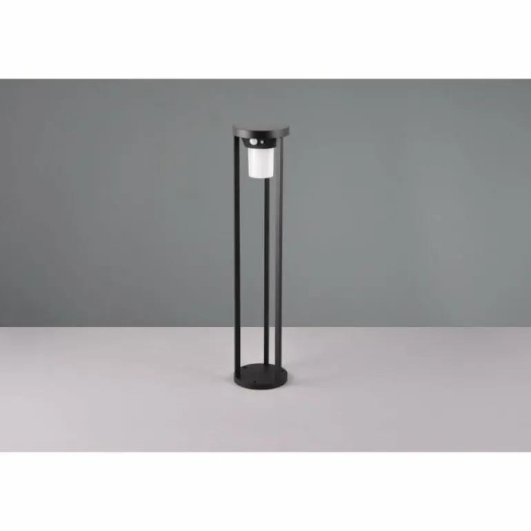 Lampe solaires Trio Carmo LED Noir, 1 lumière, Détecteur de mouvement