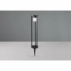 Lampe solaires Trio Carmo LED Noir, 1 lumière, Détecteur de mouvement