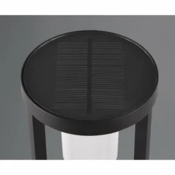 Lampe solaires Trio Carmo LED Noir, 1 lumière, Détecteur de mouvement