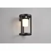 Lampe solaires Trio Carmo LED Noir, 1 lumière, Détecteur de mouvement