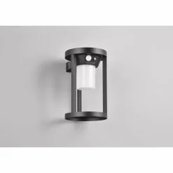 Lampe solaires Trio Carmo LED Noir, 1 lumière, Détecteur de mouvement
