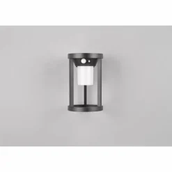 Lampe solaires Trio Carmo LED Noir, 1 lumière, Détecteur de mouvement