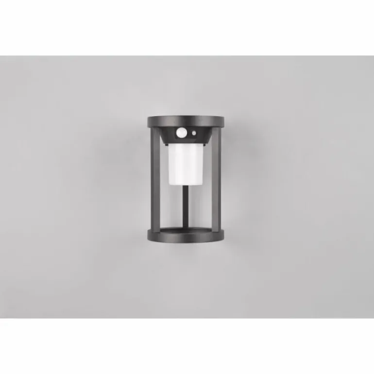 Lampe solaires Trio Carmo LED Noir, 1 lumière, Détecteur de mouvement