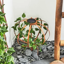 Lampe solaires Yonkers LED Vert, Rouille, 1 lumière