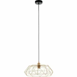 Lampe suspendue Eglo CARLTON 2 Cuivre, Noir, 1 lumière