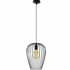 Lampe suspendue Eglo NEWTOWN Noir, 1 lumière