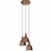 Lampe suspendue Eglo PRIDDY 1 Brun foncé, Cuivre, 3 lumières