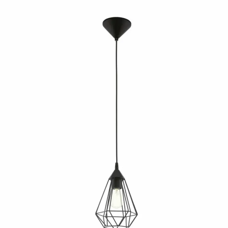 Lampe suspendue Eglo TARBES Noir, 1 lumière