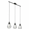 Lampe suspendue Eglo TARBES Noir, 3 lumières