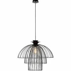 Lampe suspendue Lucide LANTANA Noir, 1 lumière