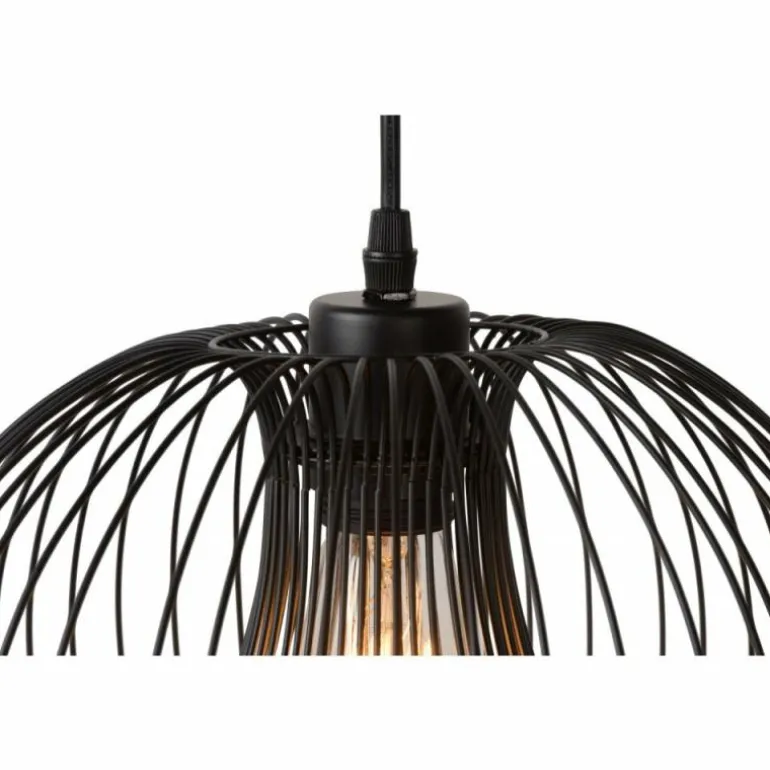 Lampe suspendue Lucide VINTI Noir, 1 lumière