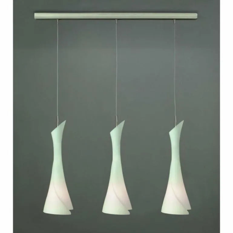 Lampe suspendue Mantra Zack Chrome, 3 lumières
