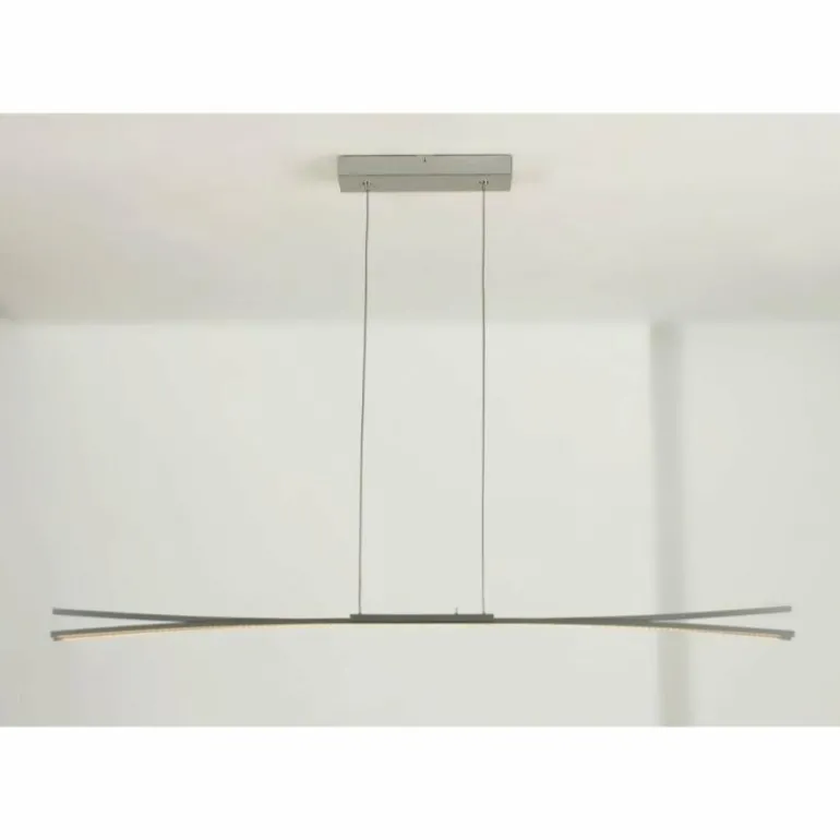 Lampe suspension Bopp Convex LED Aluminium, 3 lumières
