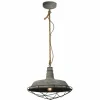 Lampe suspension Brilliant ROPE Gris, 1 lumière
