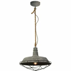 Lampe suspension Brilliant ROPE Gris, 1 lumière