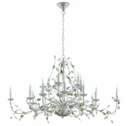 Lampe suspension Eglo FLITWICK 1 Argenté, 15 lumières