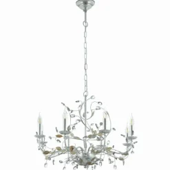 Lampe suspension Eglo FLITWICK 1 Argenté, 8 lumières