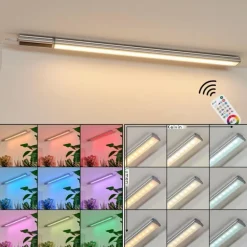 lampes pour bandeaux Raivo LED Noir, Argenté, 1 lumière, Télécommandes, Changeur de couleurs