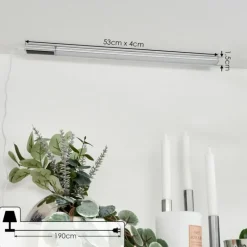 lampes pour bandeaux Raivo LED Noir, Argenté, 1 lumière, Télécommandes, Changeur de couleurs