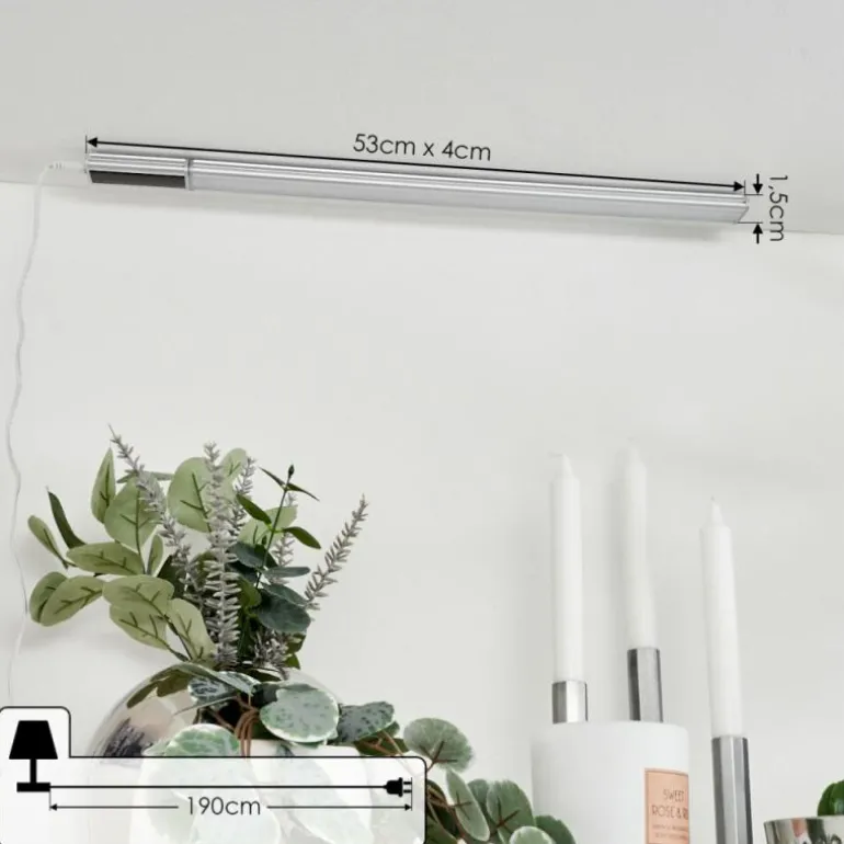 lampes pour bandeaux Raivo LED Noir, Argenté, 1 lumière, Télécommandes, Changeur de couleurs