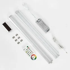 lampes pour bandeaux set x 2 Raivo LED Noir, Argenté, 2 lumières, Télécommandes, Changeur de couleurs