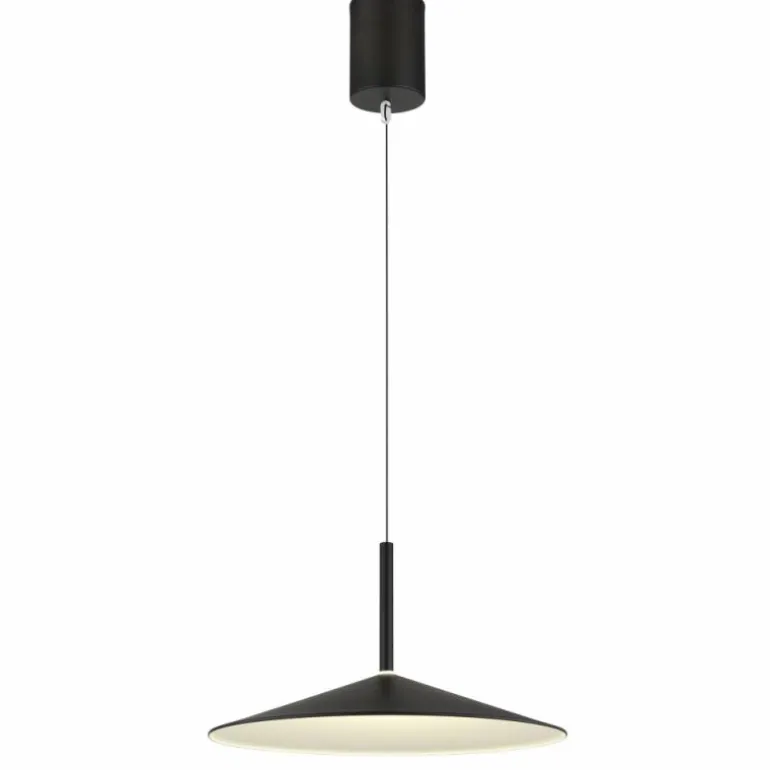 Lampone Suspension Luminaires Globo Lighting LED Noir, 1 lumière