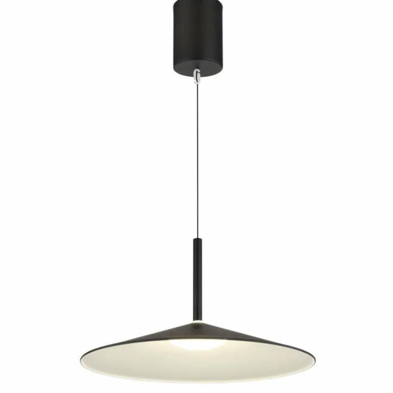 Lampone Suspension Luminaires Globo Lighting LED Noir, 1 lumière