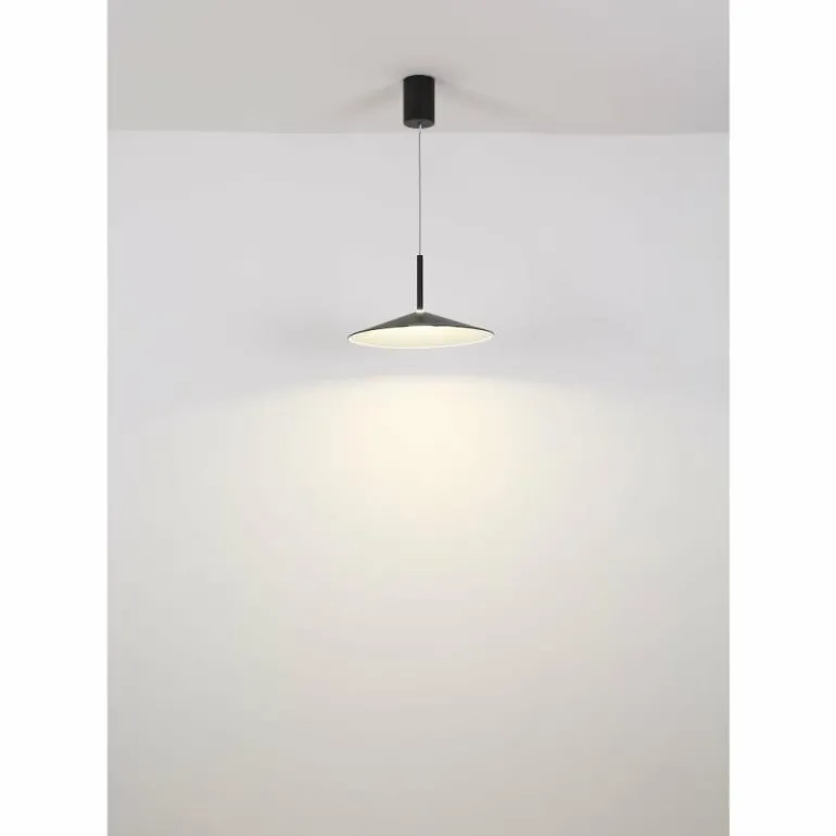 Lampone Suspension Luminaires Globo Lighting LED Noir, 1 lumière