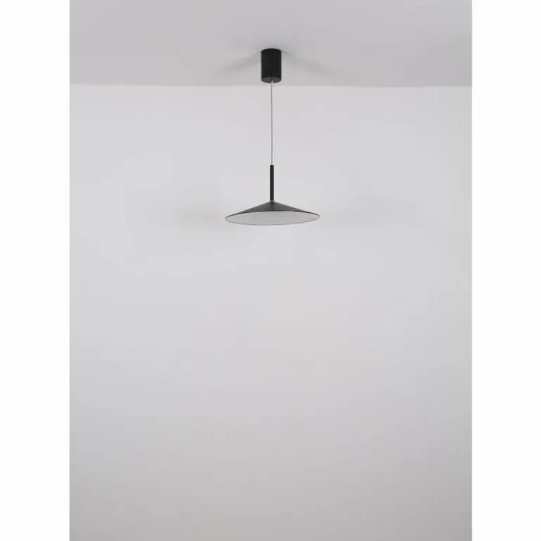 Lampone Suspension Luminaires Globo Lighting LED Noir, 1 lumière