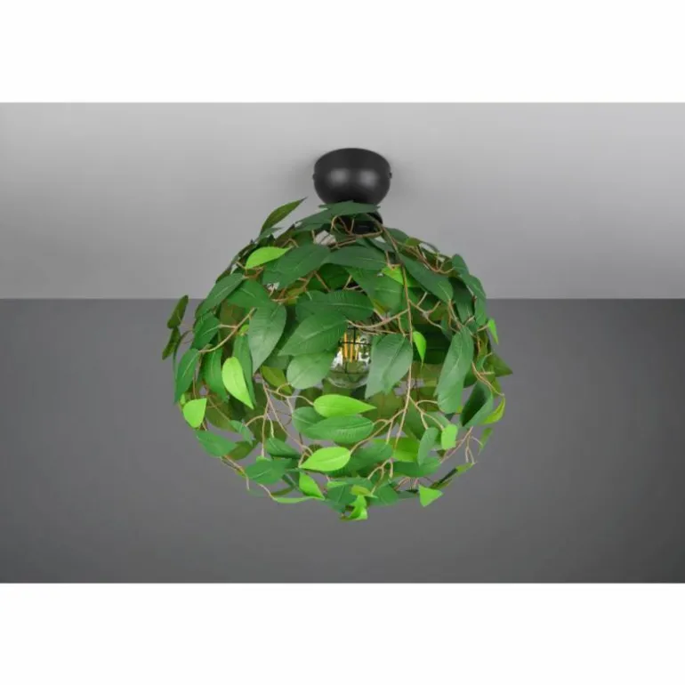 Leavy Plafonnier Luminaires Reality Noir, 1 lumière