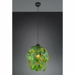 Leavy Suspension Luminaires Reality Noir, 1 lumière