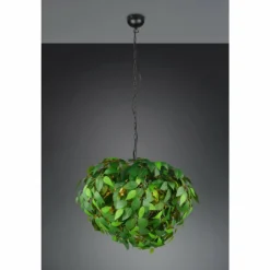 Leavy Suspension Luminaires Reality Noir, 4 lumières