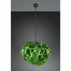 Leavy Suspension Luminaires Reality Noir, 4 lumières