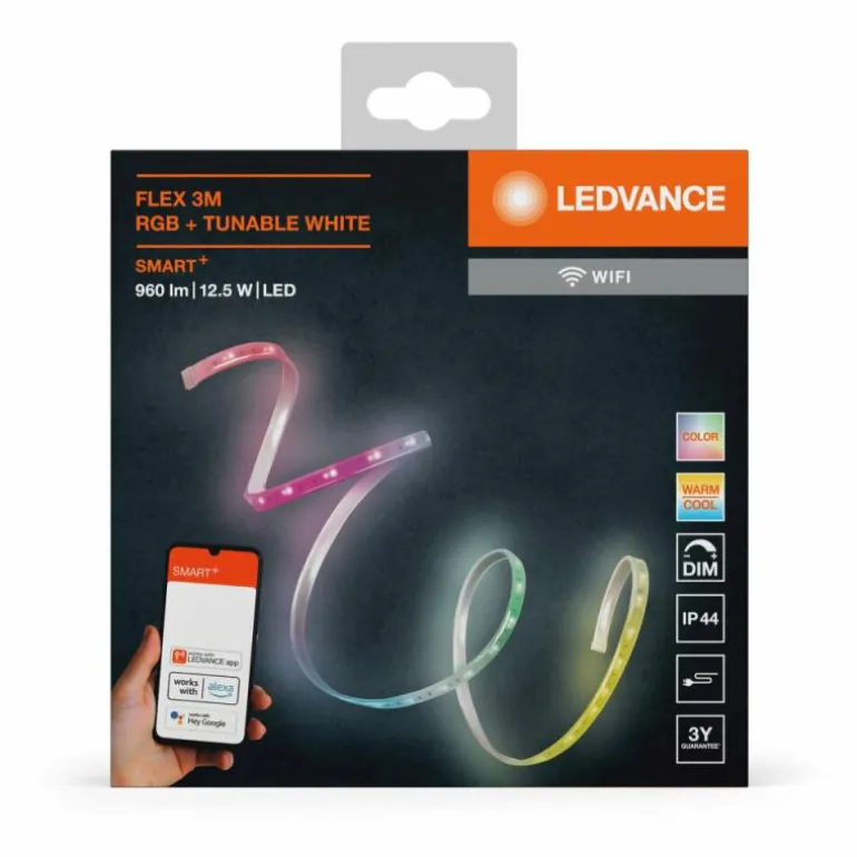 LED Bande LED Luminaires Ledvance LED Blanc, 1 lumière, Changeur de couleurs