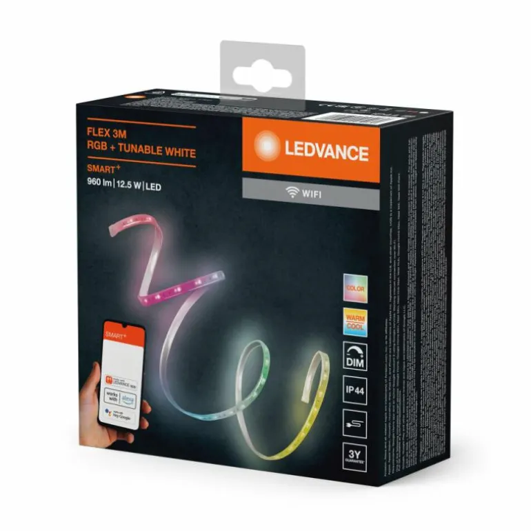 LED Bande LED Luminaires Ledvance LED Blanc, 1 lumière, Changeur de couleurs