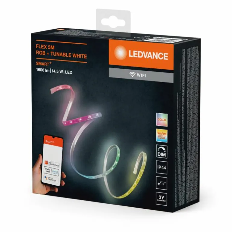 LED Bande LED Luminaires Ledvance LED Blanc, 1 lumière, Changeur de couleurs