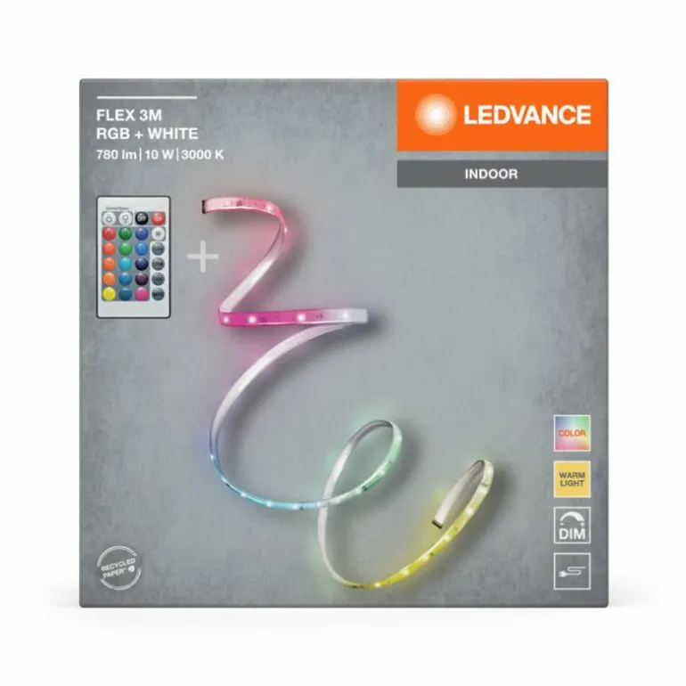 LED Bande LED Luminaires Ledvance LED Blanc, 1 lumière, Télécommandes, Changeur de couleurs