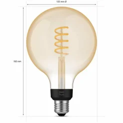 LED E27 7 Watt 2200 - 4500 Kelvin 550 Lumen Philips Hue White Ambiance