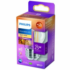 LED E27 3,2 Watt 2200-2700 Kelvin 250 Lumen Philips