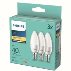 LED E14 5 Watt 2700 Kelvin 470 Lumen Philips
