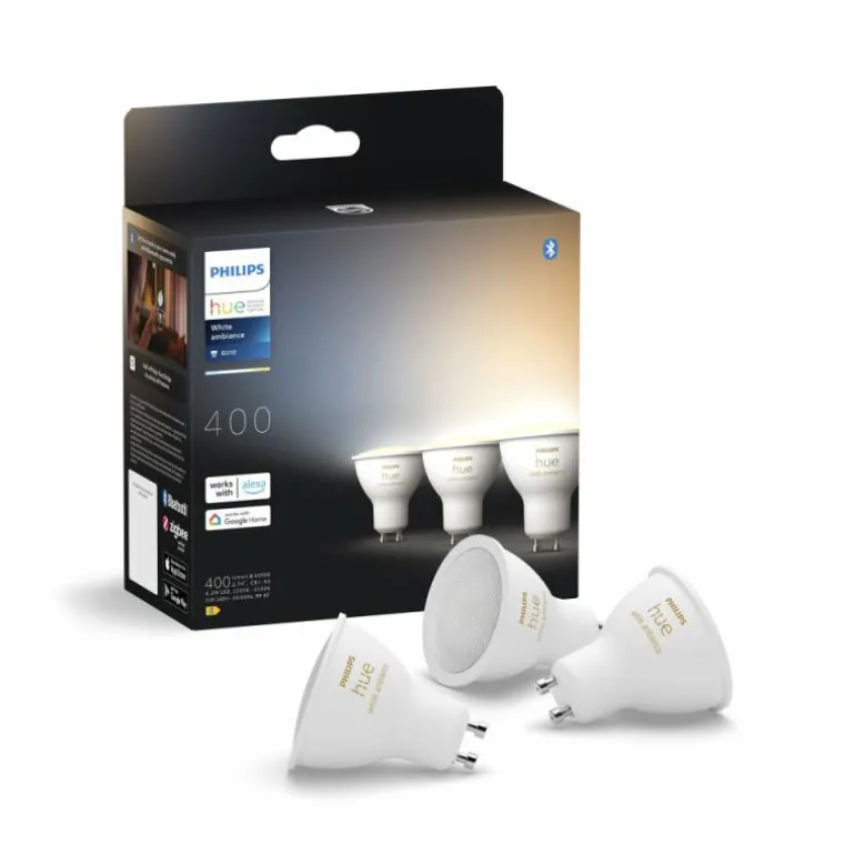 LED GU10 5 Watt 2200 - 6500 Kelvin 250 Lumen Philips Hue White Ambiance