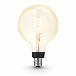 LED White Filament Globe E27 7 Watt 2100 Kelvin 600 Lumen Philips Hue