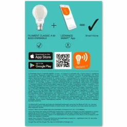LEDVANCE SMART+ B22 6W 2700 Kelvin 806 Lumen