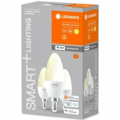 LEDVANCE SMART+ WiFi Set de 3 LED E14 4,9 watt 2700 Kelvin 470 lumen