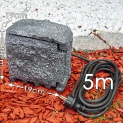 Lieksa Prises électriques d'extérieur Gris