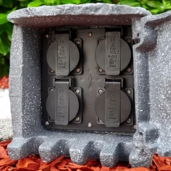 Lieksa Prises électriques d'extérieur Gris