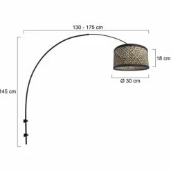 Light Applique murale Luminaires Steinhauer Noir, 1 lumière