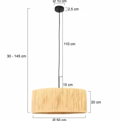 Light Suspension Luminaires Steinhauer Noir, 1 lumière